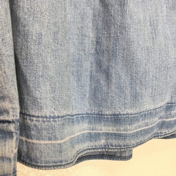 NWT Adriano Goldschmied Denim Off Shoulder Top - Picture 4 of 5